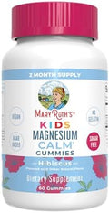 MaryruthS Gummies For Kidsa A' A usda Organic Multivitamin (Mixed Berry and Cherry) and Magnesium Calm (Hibiscus) No Gelatin Vitamins For Immunity Gut Health and Overall Wellness Vegan NonGmo