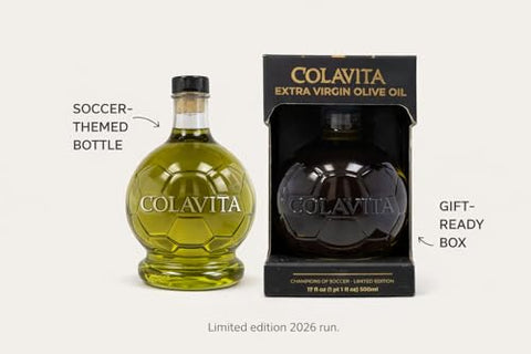 Colavita 2026 Champions of Soccer Extra Virgin Olive Oil ÃƒÂ¢Ã¢â€šÂ¬Ã¢â‚¬Å“ Limited Edition Italian Collector Bottle