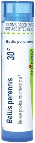 Boiron Bellis Perennis 30C For Posttraumatic Breast Pain 80 Pellets