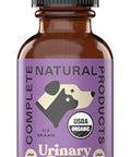 Complete Natural Products Organic Urinary Tract Concentrate For Pets - 4Oz - Pure Organic Urinary Tract Concentrate