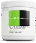 Davinci Labs Calmag Citrate Powder Supports Bone Health Dietary Supplement With Vitamin D2 Magnesium & Calcium Vegetarian Gluten 30 Servings