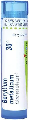 Boiron Beryllium Metallicum 30C For Painful Dry Cough 80 Pellets