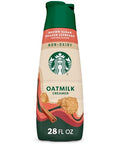 Starbucks Non-Dairy Brown Sugar Cinnamon Flavored Creamer, Oatmilk Coffee Creamer, Inspired By Brown Sugar Shaken Espresso 28 fl oz