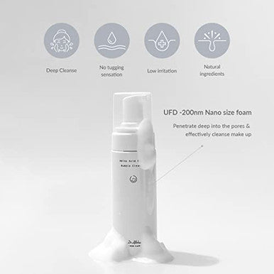 Dr.Althea Amino Acid Gentle Bubble Cleanser Foam Cleanser Daily Gentle Face Wash For Sensitive Skin Vegan Korean Skin Care 4.73 Fl Oz