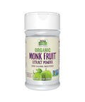 NOW Foods, Certified Organic Monk Fruit Extract Powder, w/ Scoop, 0.7 oz