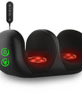 Lingteng Cordless Foot Massager With 120 F Heat Rechargeable Shiatsu Foot And Calf Kneading Machine With 3 Intensities And Remote For Home Office s For Women Men Dad Mom