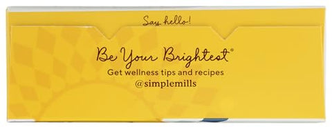 Simple Mills Almond Flour Crackers Fine Ground Sea Salt Gluten Vegan Healthy Snacks 4.25 Ounce (Pack of 1)