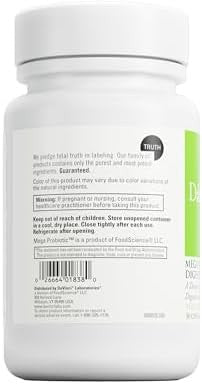 Davinci Labs Mega Probiotic Nd Digestive Enzymes Chewable Helps Support Digestive Health With Probiotics & Digestive Enzymes Orange Flavor 30 Chewable Tablets