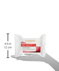 L'Oreal Paris Revitalift Makeup Removing Wipes With Vitamin E Face Cleansing Towelettes 30 Count