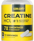 Concret Creatine Hcl Capsules Muscle Cognitive Cellular Energy Support No Bloating Or Cramps Usa Made & Nsf Creatine Pills (72Ct)