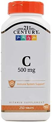 21St Century Vitamin C 500 Mg Chewable Tablets Orange 110 Count