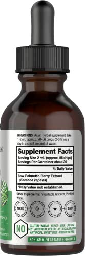 Horbaach Saw Palmetto Liquid Extract 2 Fl Oz