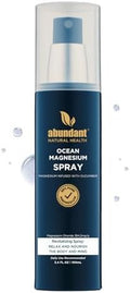 Abundant Natural Health Ocean Magnesium Spray Enriched with Cucumber Stem Cells for Muscle Relief and Relaxation, Topical Use, Effective and Quick Absorption, Fragrance-, 100mL