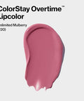 Revlon Liquid Lipstick With Clear Lip Gloss Colorstay Overtime Lipcolor Dual Ended With Vitamin E 220 Unlimited Mulberry 0.07 Fl Oz