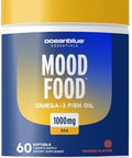 Oceanblue Essentials Mood Food Omega3 Triple Strength Fish Oil 1000Mg Epa For Mood Support Burpless Mini Softgels Heart Health Nongmo (60 Count)
