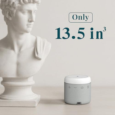 Anjank White Noise Sound Machine With Wireless Charger Stand 20 Soothing Sleep Sounds 32-Levels Volume Auto-Off Timer Magnetic Charging For Iphone White Noise Machine For Adults Home Travel