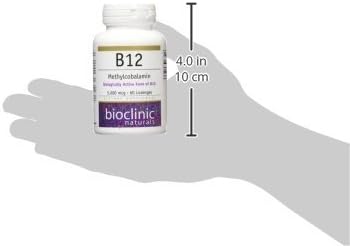 Bioclinic Naturals B12 Methylcobalamin Vitamins 60 Count