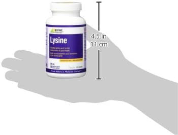 WESTCOAST NATURALS Lysine Veggie Capsules, 500 mg, 90 Count