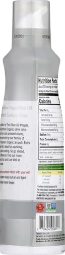 Pompeian USDA Certified Organic Smooth Extra Virgin Olive Oil Non-Stick Cooking Spray, No Propellants, 5 Fl Oz, Pack of 6