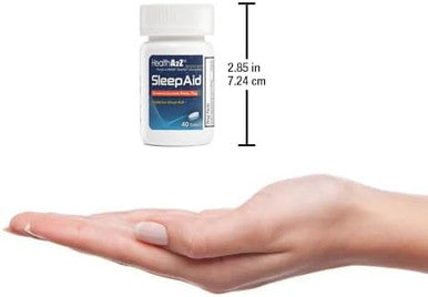 HealthA2Z Nighttime Sleep Aid Doxylamine Succinate 25mg 40 Counts