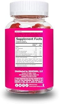 BEARVANA Women's Multivitamin Gummies Top Support - Includes Herbal Extracts & Essential Vitamins - Berry Flavor - 60 Gummies