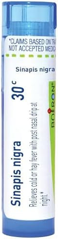 Boiron Sinapis Nigra 30C For Cold Relief Hay Fever & Postnasal Drip 80 Pellets
