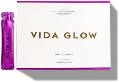 Vida Glow Collagen Liquid Advance ÃƒÂ¢Ã¢â€šÂ¬Ã¢â‚¬Å“ Marine Collagen Peptides With Vitamin C Antioxidants And Manuka Honey ÃƒÂ¢Ã¢â€šÂ¬Ã¢â‚¬Å“ Supports Skin Firmness Hair Thickness And Nail Strength Berry Flavor