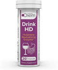 Omnediem Drink Hd Dietary Supplement: Natural Histamine Neutralizing & Digesting Enzyme â€“ Diamine Oxidase Dao 20 Capsules