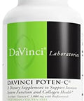 Davinci Labs Potenc Support Immune System Function & Collagen Health Vitamin C Calcium Magnesium Zinc Potassium Manganese & Bioflavonoids Vegetarian Gluten 90 Tablets