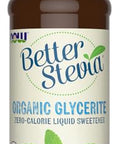 NOW BetterStevia Liquid, Organic Glycerite, 16 Ounces - Organic Stevia - Zero-Calorie Liquid Sweetener - No Alcohol - Keto Friendly, No Erythritol