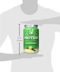 Ergogenics Plant Protein +Greens Vanilla (720 Gram, 24 Servings) - Best Plant-Based Protein to Build Muscle - Organic, Nutrient Rich, Gluten Free, Non Dairy, Vegan, Non Soy & Pea, Non GMO, Zero Sugar