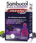 Sambucol Cold And Flu Relief Quick Dissolve Tablets Black Elderberry 30 Tb - Buy Packs And Save (Pack Of 4)