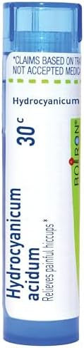 Boiron Hydrocyanicum Acidum 30C Homeopathic Medicine For Painful Hiccups 80 Pellets