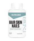 Nutrabio Hair Skin Nails Vitamins Enhanced Collagen Support Skin Hydration Hair Growth Vitamins With Biotin Keratin Hyaluronic Acid & More 90 Capsules