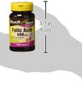 Mason Vitamins Folic Acid 400 mcg Tablets, 60 Count