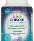 Unisom Simple Slumbers Kids Drug Sleep Aid Gummies 30Count Melatonin 0.5Mg Grape