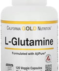 California Gold Nutrition Lglutamine Ajipure 1000 Mg 120 Veggie Capsules (500 Mg Per Capsule)