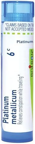 Boiron Platinum Metallicum 6C For Constipation While Traveling 80 Pellets