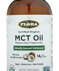 Flora Health Mct Oil Organic Energy Boost C8 Caprylic & C10 Capric Acids Keto Kosher Nongmo Verified 100% From Ethically And Sustainably Sourced Coconuts 17 Fl Oz Liquid Glass Bottle