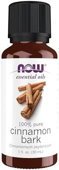 Now Essential Oils Cinnamon Bark Oil Warming Aromatherapy Scent Steam Distilled 100% Pure Vegan Child Resistant Cap 1Ounce