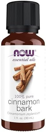 Now Essential Oils Cinnamon Bark Oil Warming Aromatherapy Scent Steam Distilled 100% Pure Vegan Child Resistant Cap 1Ounce