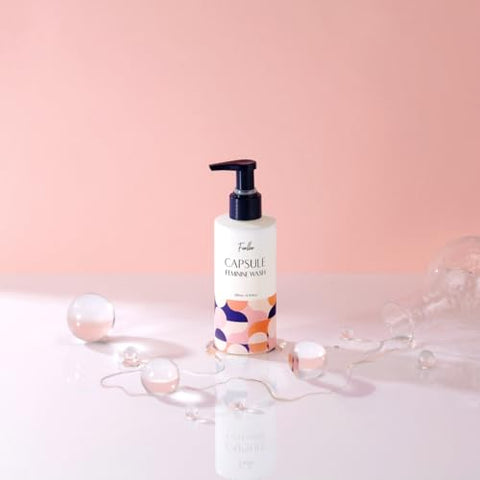 Foellie Capsule Feminine Wash (Bijou Scent) - Prebiotic Capsules & Ph Balanced Pure Gel Type Daily Wash Biome Capsules With Rich Probiotics 200Ml(6.762 Fl.Oz.)