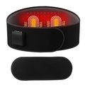 Emicool Lower Back Massager Belt With Four Modes Heating & Massage & Red Light Ergonomic Support Massage Belt With Timer Portable Cordless Heating Pad For Back Relieve Pain Battery-Powered