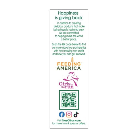 True Citrus TRUE LIME Black Cherry Limeade Drink Mix (10 Packets) No Artificial Sweeteners Low Calorie Water Flavor Packets & Water Enhancer with Stevia