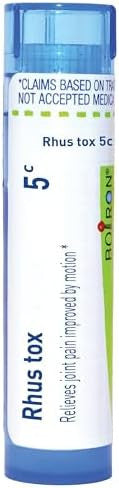 Boiron Rhus Toxicodendron 5C For Joint Pain Improved By Motion 80 Pellets