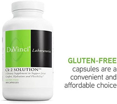 Davinci Labs Cx2 Solution Dietary Supplement To Support Muscle Function Joint Health Hydration And Flexibility With Glucosamine Hcl Msm Sea Cucumber And More Gluten 180 Capsules