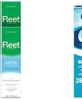 Fleet Laxative Saline Enema 7.8 Fl Oz (Pack Of 6) & Colace Clear Stool Softener Soft Gel Capsules Constipation Relief 50Mg Docusate Sodium Doctor Recommended 28Ct Bundle