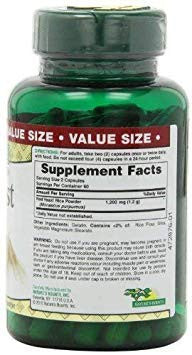 Nature's Bounty Red Yeast Rice 600 Mg Capsules 250 Ea