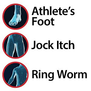 Miconazole Globe (6 Pack) 2 Nitrate 2 Antifungal Cream Cures Most Athletes Foot Jock Itch Ringworm And More 1 Oz Tube