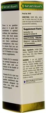 Nature's Bounty B-12 5000 Mcg Sublingual Liquid Energy Health ( ) 2 Oz Pack Of 2